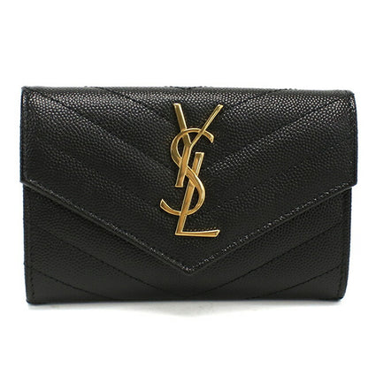 サンローラン 名刺入れ レディース ブランド SAINT LAURENT レザー 414404 ブラック YSL414404011