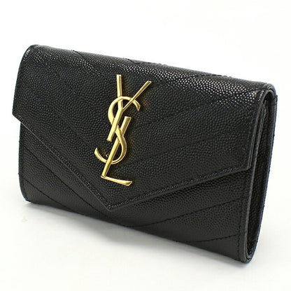 サンローラン 名刺入れ レディース ブランド SAINT LAURENT レザー 414404 ブラック YSL414404011