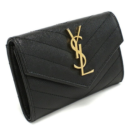 サンローラン 名刺入れ レディース ブランド SAINT LAURENT レザー 414404 ブラック YSL414404011