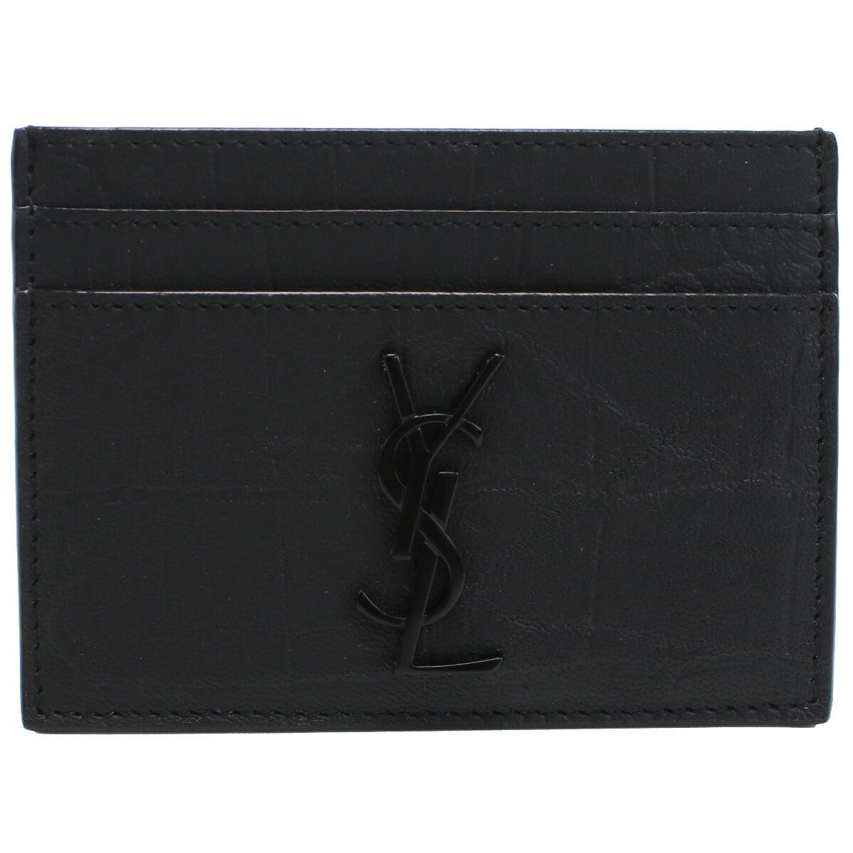 サンローラン カードケース メンズ レザー イタリア 485631 ブラック 財布 YSL485631011