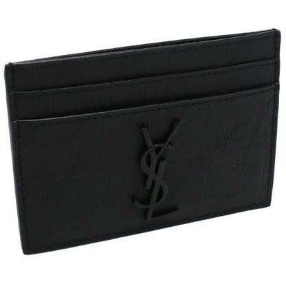 サンローラン カードケース メンズ レザー イタリア 485631 ブラック 財布 YSL485631011