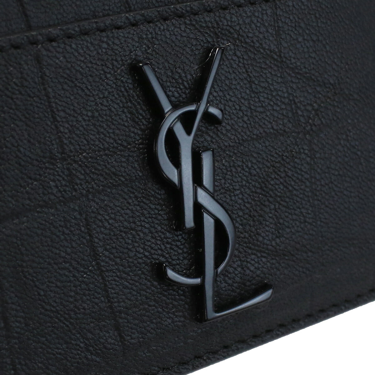 サンローラン カードケース メンズ レザー イタリア 485631 ブラック 財布 YSL485631011