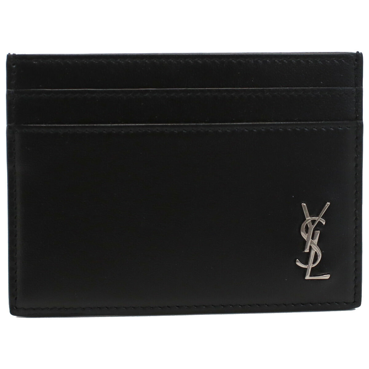 サンローラン カードケース メンズ レザー イタリア 607603 ブラック 財布 YSL607603011