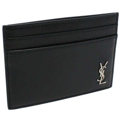 サンローラン カードケース メンズ レザー イタリア 607603 ブラック 財布 YSL607603011