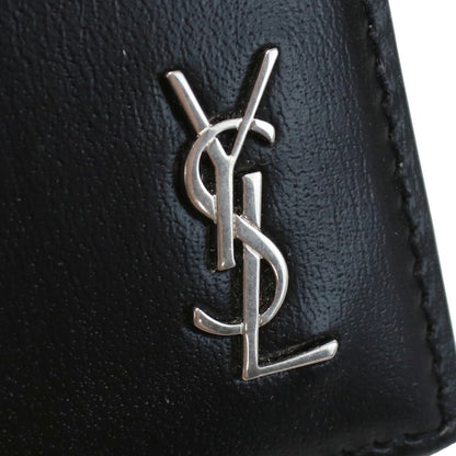サンローラン カードケース メンズ レザー イタリア 607603 ブラック 財布 YSL607603011
