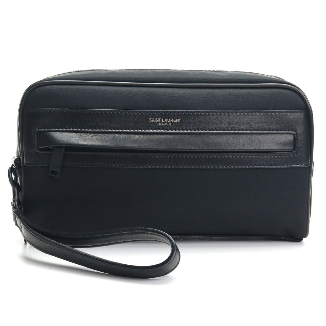 サンローラン セカンドバッグ メンズ ナイロン/レザー イタリア 635166 ブラック バッグ YSL635166021