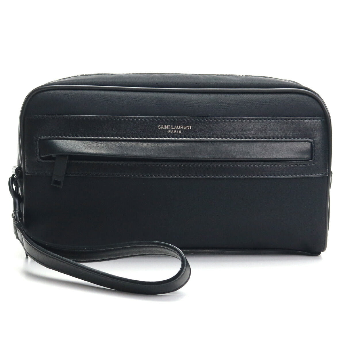 サンローラン セカンドバッグ メンズ ナイロン/レザー イタリア 635166 ブラック バッグ YSL635166021