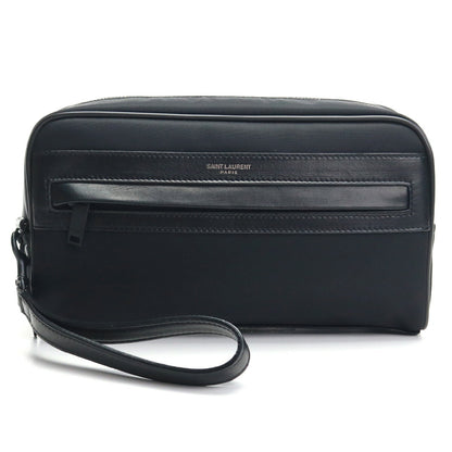 サンローラン セカンドバッグ メンズ ナイロン/レザー イタリア 635166 ブラック バッグ YSL635166021