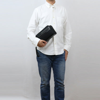 サンローラン セカンドバッグ メンズ ナイロン/レザー イタリア 635166 ブラック バッグ YSL635166021