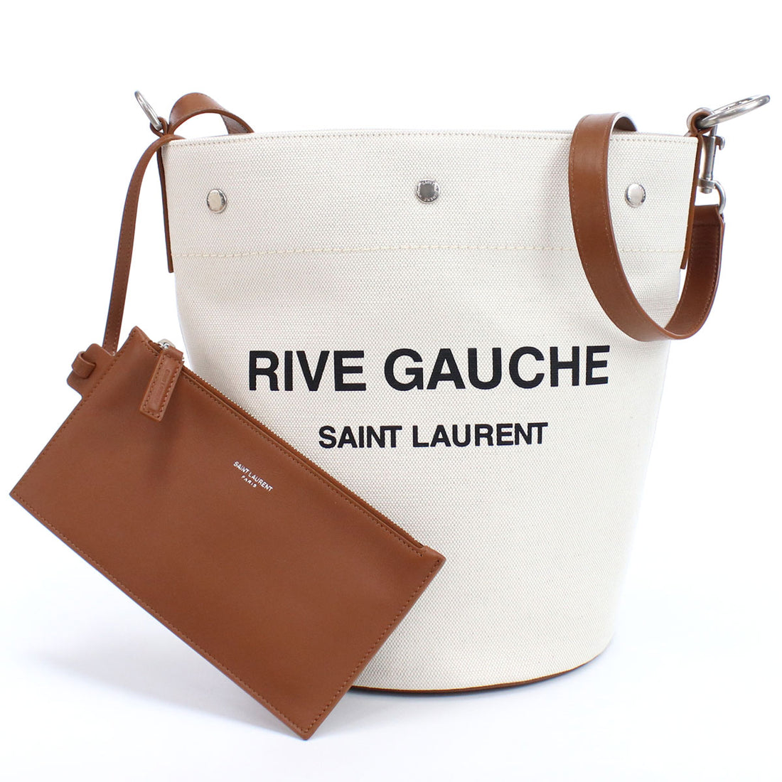 サンローラン 斜め掛けショルダーバッグ レディース リネン100% イタリア 669299 ホワイト系 バッグ YSL669299011