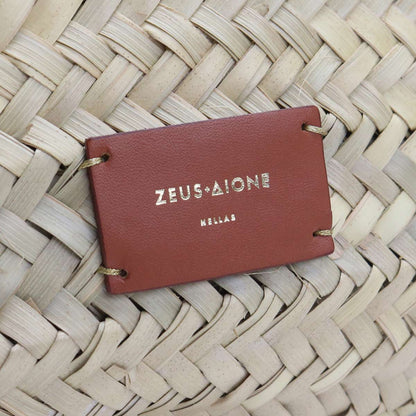 ゼウスディオーネ カゴバッグ レディース ラフィア/ストロー/レザー ギリシャ ACBA284 TABACO ベージュ系 バッグ ZEDACBA284011