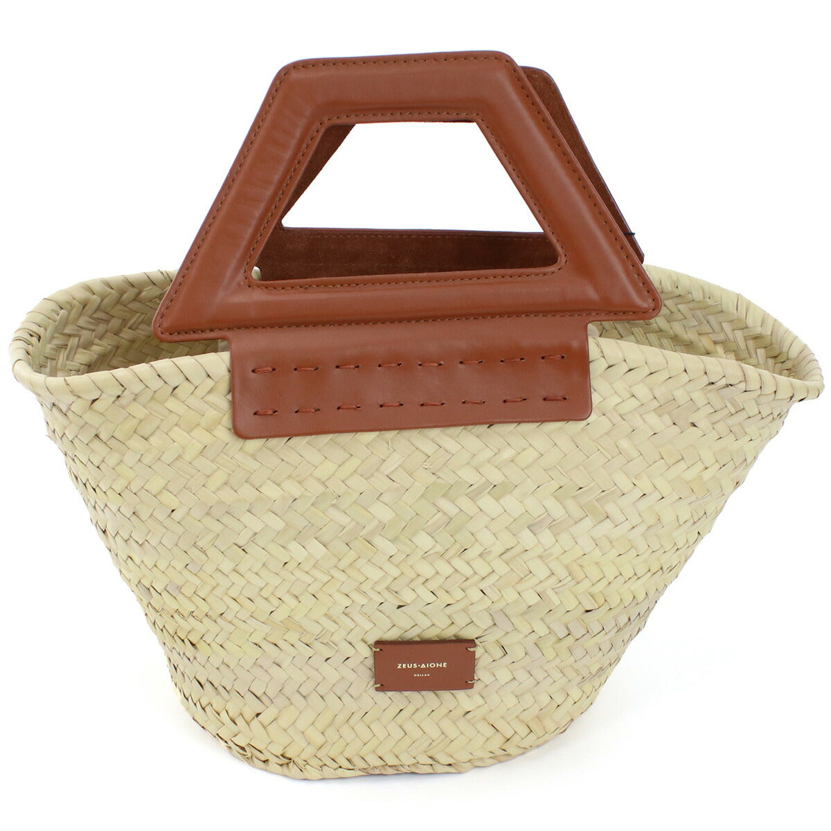 ゼウスディオーネ カゴバッグ レディース ラフィア/ストロー/レザー ギリシャ ACBA426 TABACO ベージュ系 バッグ ZEDACBA426021