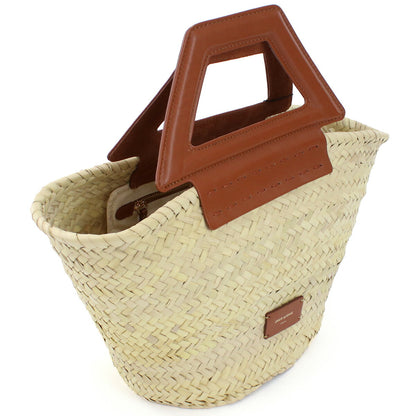 ゼウスディオーネ カゴバッグ レディース ラフィア/ストロー/レザー ギリシャ ACBA426 TABACO ベージュ系 バッグ ZEDACBA426021