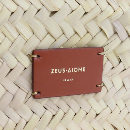 ゼウスディオーネ カゴバッグ レディース ラフィア/ストロー/レザー ギリシャ ACBA426 TABACO ベージュ系 バッグ ZEDACBA426021