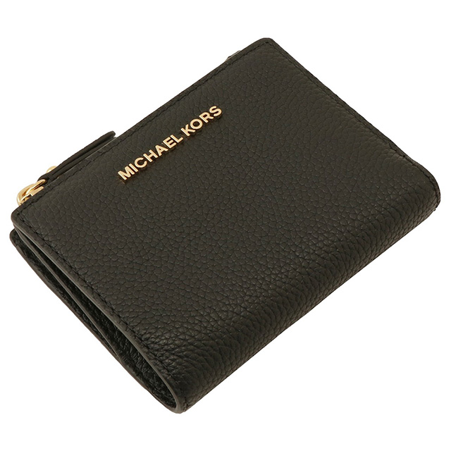 マイケルコース MICHAEL KORS 34F9GJ6F2L 001 BLACK 二つ折り財布 ...