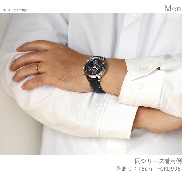 39600円【美品】agnes.b/アニエスベー マルチェロ ソーラー腕時計 FCRD997